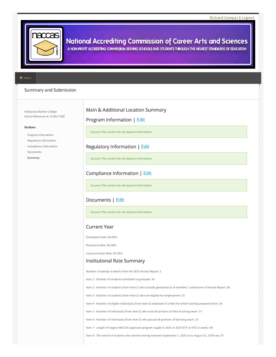 Summary and Submission